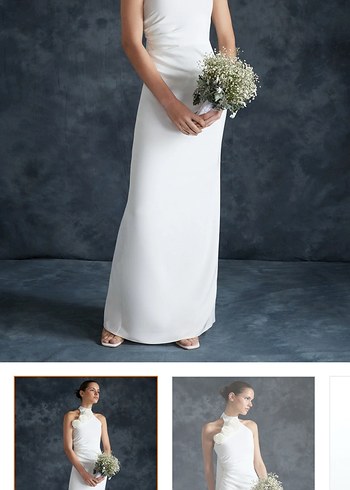 Beyaz abiye - Görsel 5