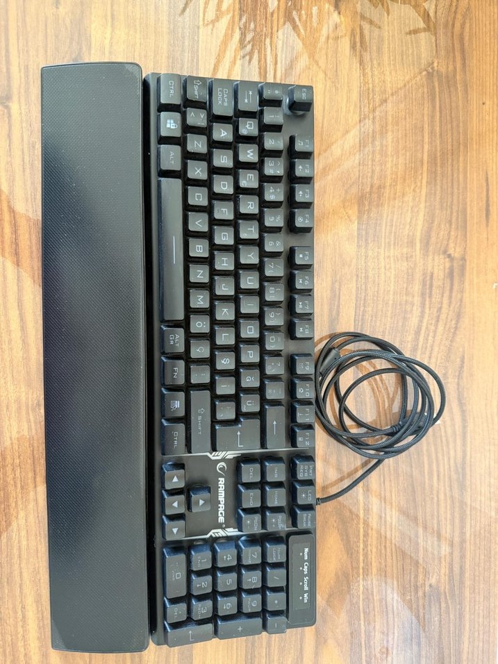 Rampage Kablolu Siyah Klavye - Görsel 3