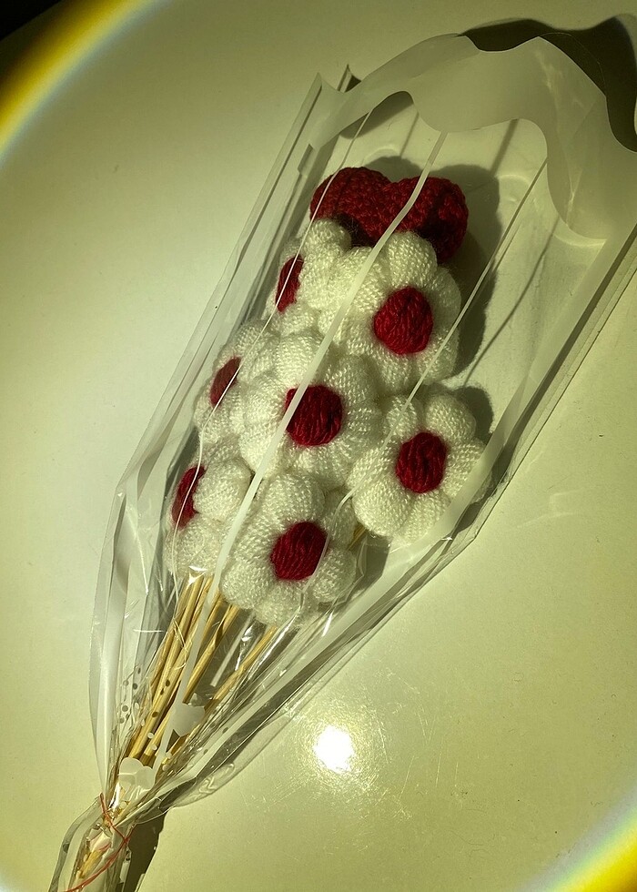 Papatya çiçek buketi - Görsel 2