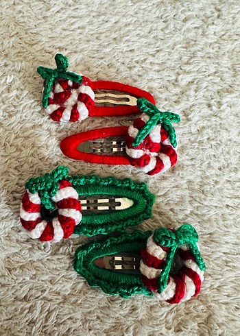 El örgüsü çıtçıtlı Yılbaşı tokası - Görsel 2