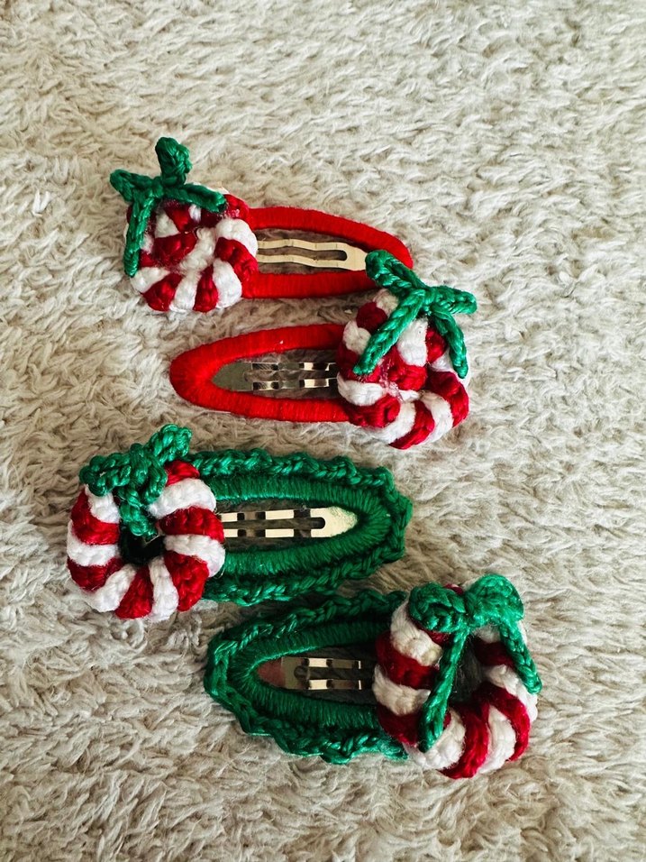 El örgüsü çıtçıtlı Yılbaşı tokası - Görsel 2