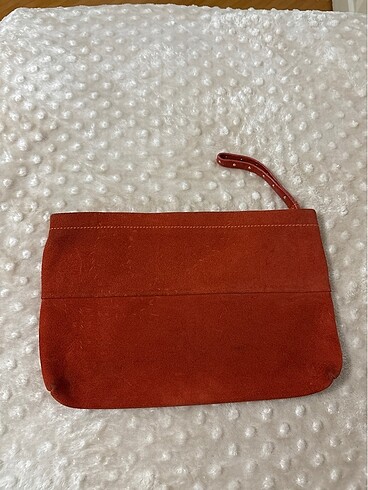 Süet Clutch Çanta