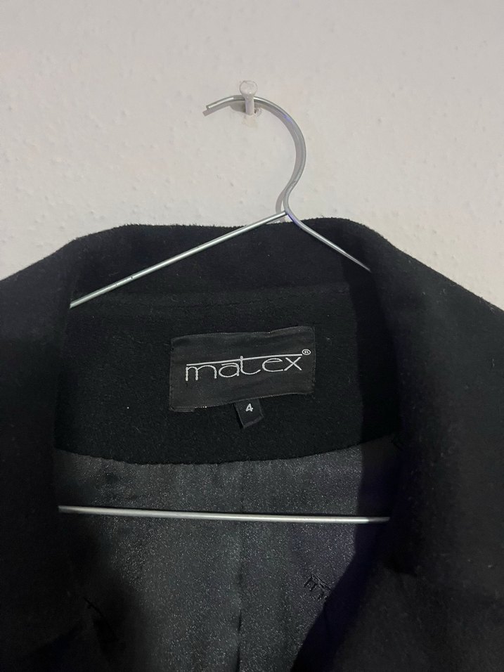 Siyah Uzun Kadın Kaban - Görsel 2