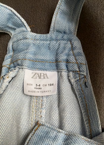 Nakışlı Kız Kot Slopet Düğmeli - Görsel 2