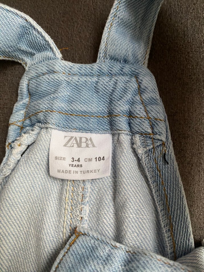 Nakışlı Kız Kot Slopet Düğmeli - Görsel 2