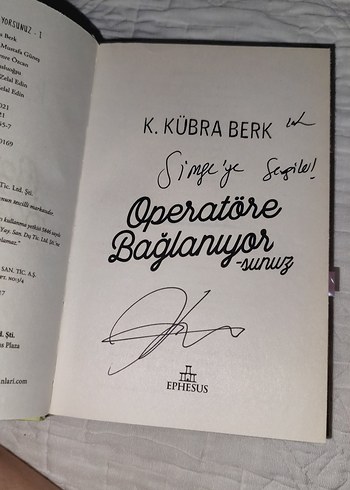 Beden Operatöre Bağlanıyorum 1 - K. Kübra Berk