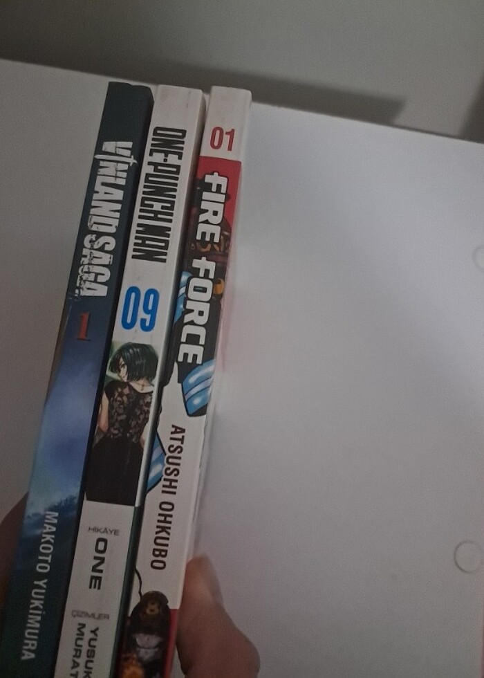 Anime Mangalar Fire Force Opm VINLAND SAGA - Görsel 2