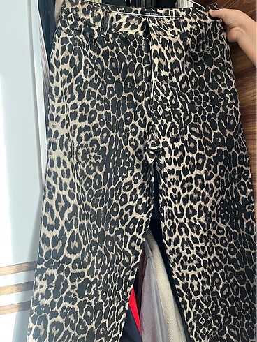 Kadın leopar pantolon