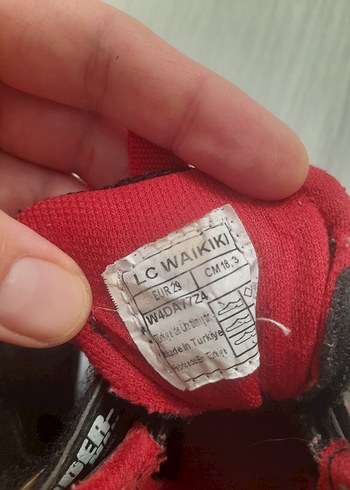 Kırmızı Örümcek Adam Desenli Erkek Çocuk Spor Ayakkabı - Görsel 5