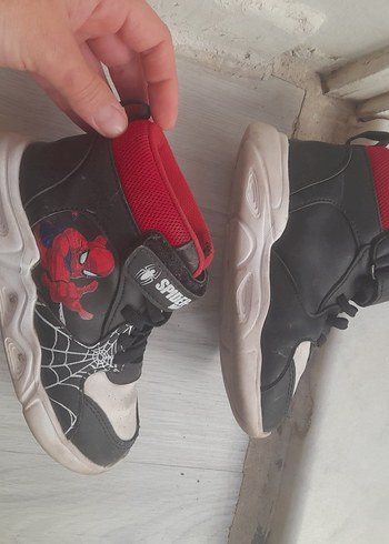 Kırmızı Örümcek Adam Desenli Erkek Çocuk Spor Ayakkabı - Görsel 4