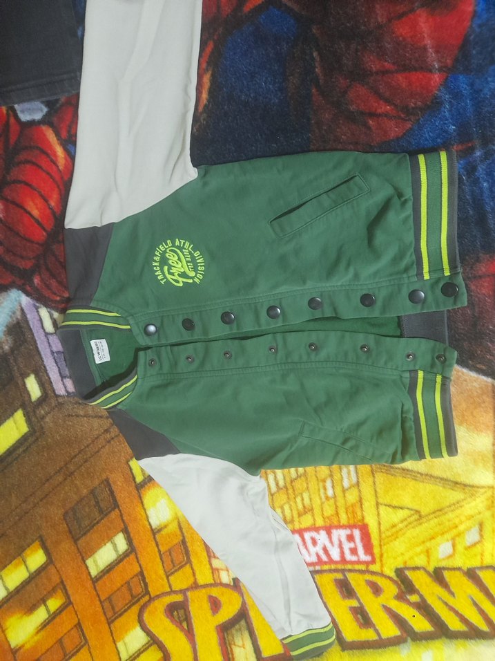 Erkek Çocuk Yeşil Spor Ceket - Görsel 2