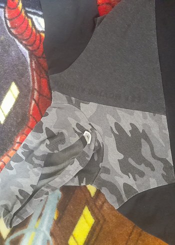 Kamuflaj Desenli Kapüşonlu Erkek  Çocuk - Görsel 3