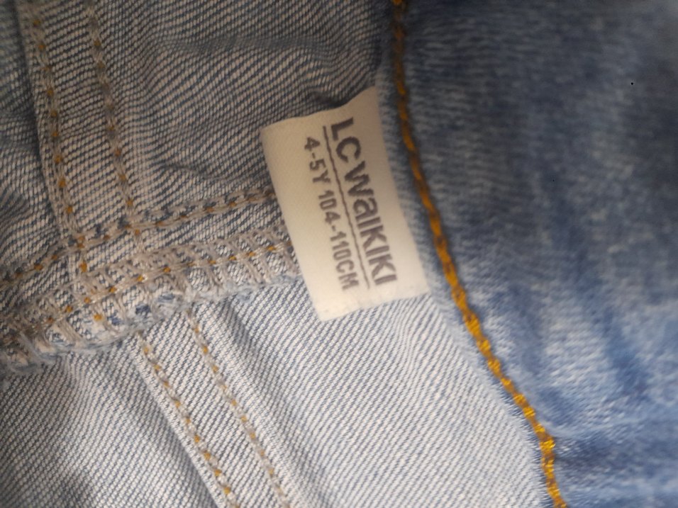 erkek cocuk 4-5 yaş Yırtık Detaylı Denim Pantolon - Görsel 3