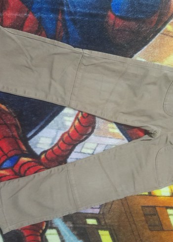 erkek çocuk Bej Sokak Stili Kumaş Pantolon - Görsel 3