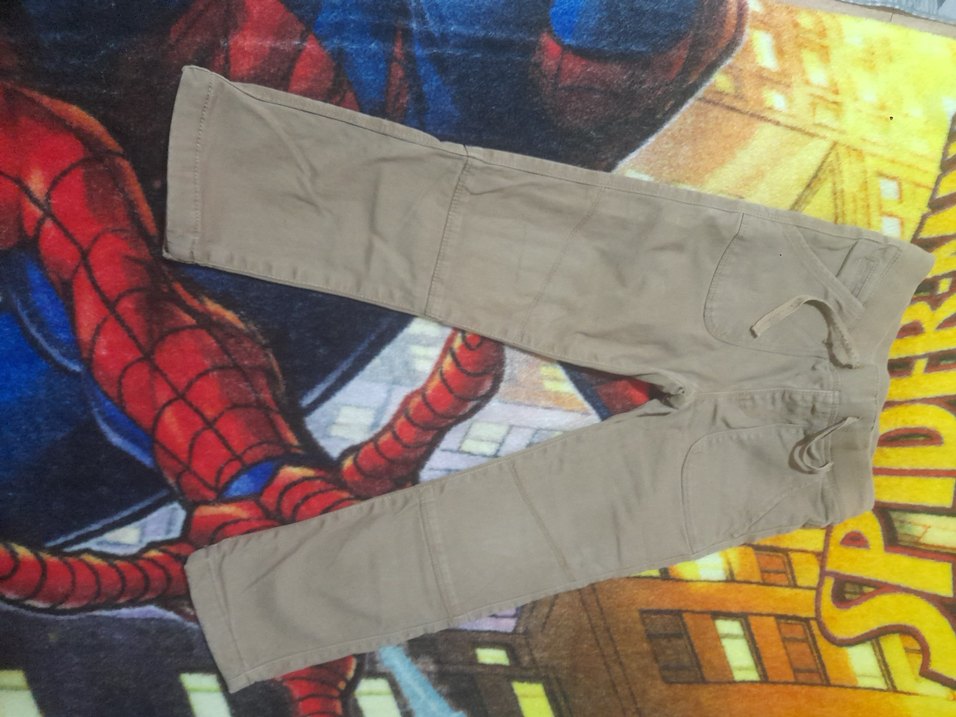 erkek çocuk Bej Sokak Stili Kumaş Pantolon - Görsel 3