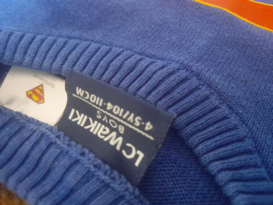 Erkek Çocuk Mavi Superman - Görsel 2