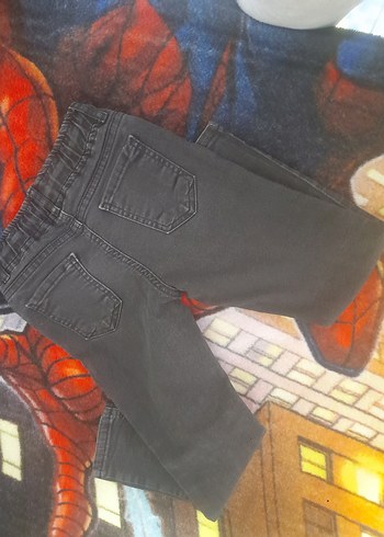 Siyah erkek çocuk Kot Pantolon - Görsel 3