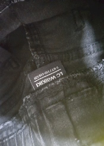 Siyah erkek çocuk Kot Pantolon - Görsel 2