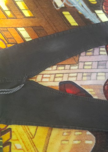 Siyah erkek çocuk Kot Pantolon - Görsel 4