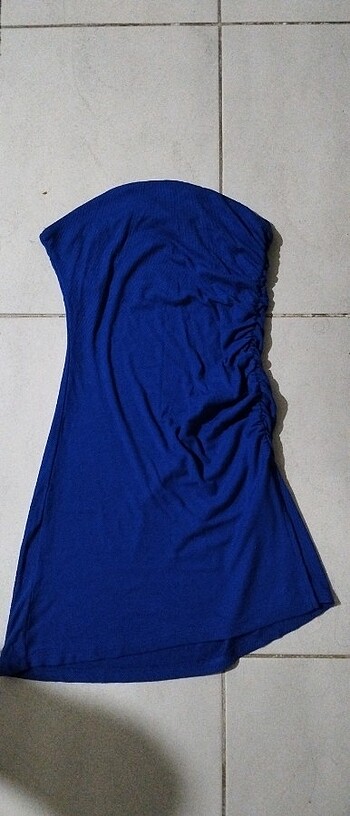 Bershka Mavi Elbise 