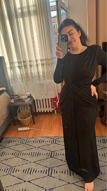 Diğer Zara Siyah Abiye Elbise
