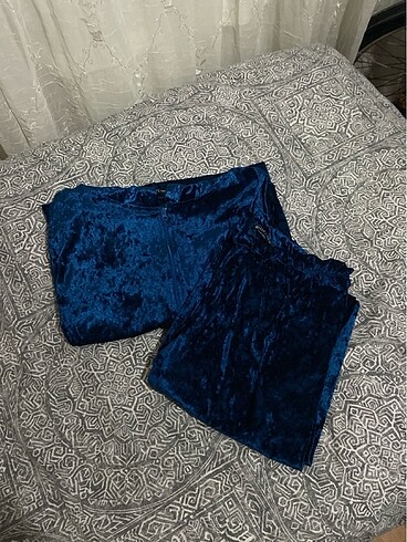 xl Beden mavi Renk Pijama takımı (sabahlık)