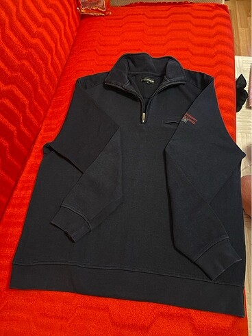 Charles Vögele Uzun kollu fermuarlı erkek sweatshirt