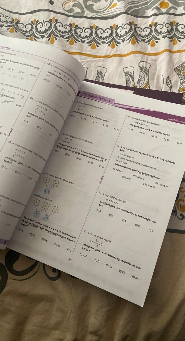 9. Sınıf matematik 2li test kitabı seti - Görsel 5