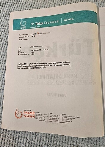  Palme Yayınları Konu Anlatımlı Türkçe 