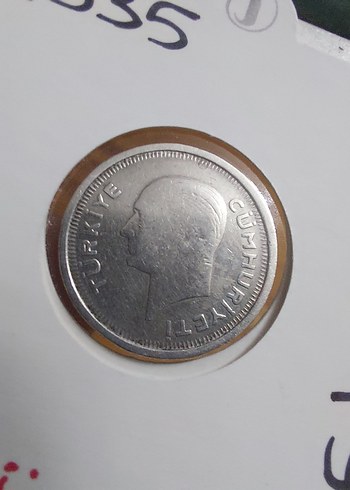 19535 Gunus 25 Kuruş Vintage Rozet