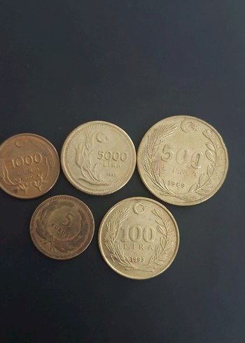 Vintage Eski koleksiyon 5 Adet