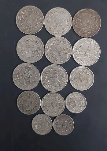 Osmanlı Sultan Reşat nikel paralar