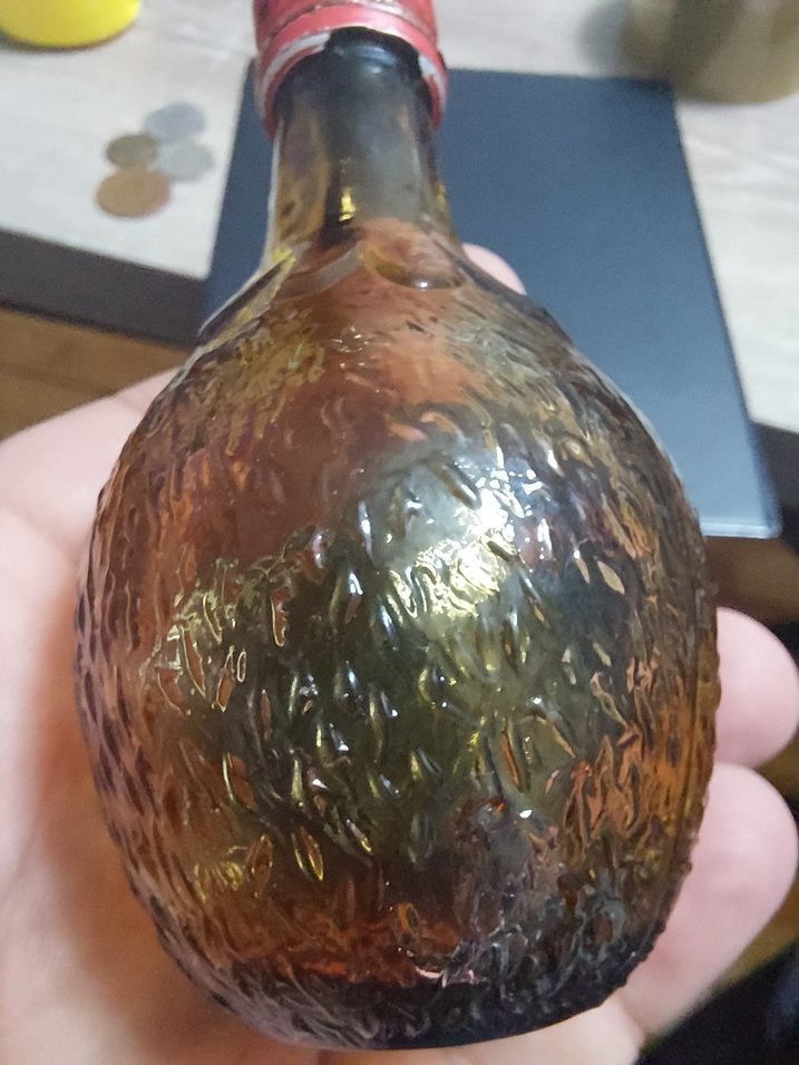 Antika Tekel Çilek Likör Şişesi - Görsel 5