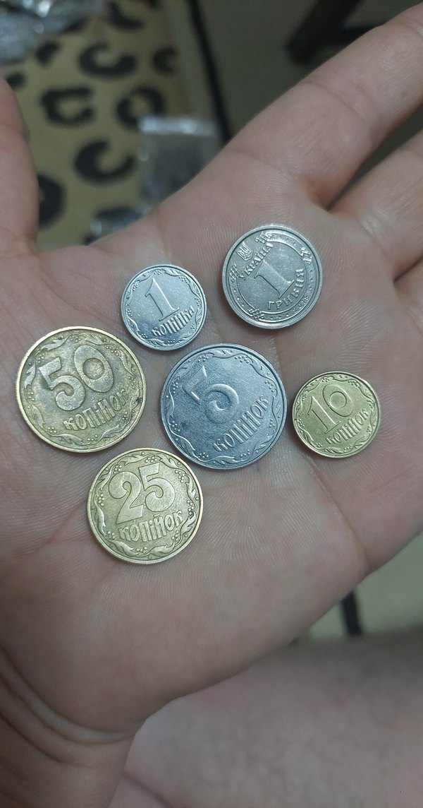 6 adet Ukrayna madeni para - Görsel 2