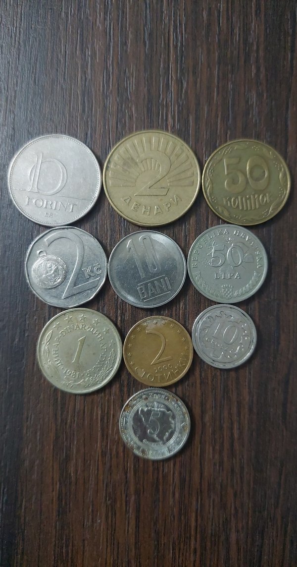 Balkan ülkeleri Koleksiyon Paraları 10 adet - Görsel 2
