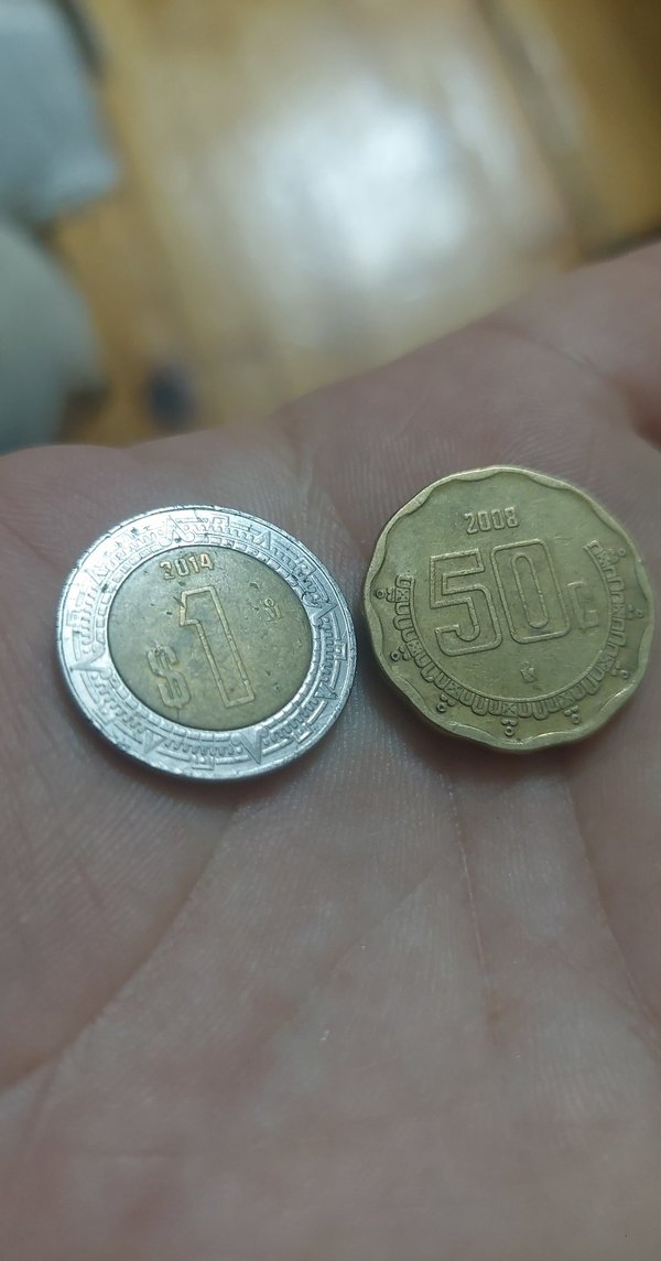 Meksika madeni  para koleksiyon 2 adet - Görsel 2