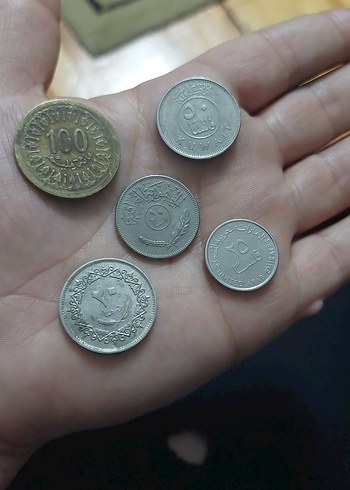 Arap Madeni Paralar 5 adet. - Görsel 2