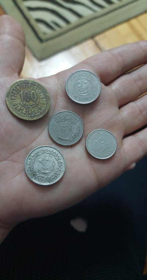 Arap Madeni Paralar 5 adet. - Görsel 2