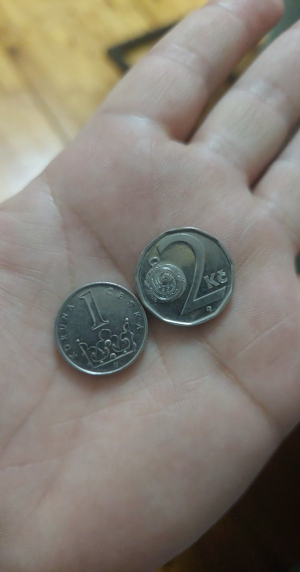 Çekya  2 adet madeni para - Görsel 2