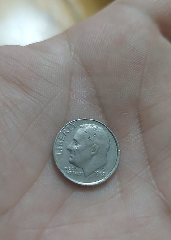 Amerikan Dime Madeni Para - Görsel 2