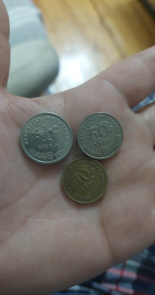 Hırvatistan 3 adet koleksiyon para - Görsel 2