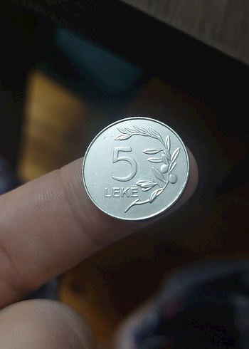 Arnavutluk madeni para. Çil - Görsel 2