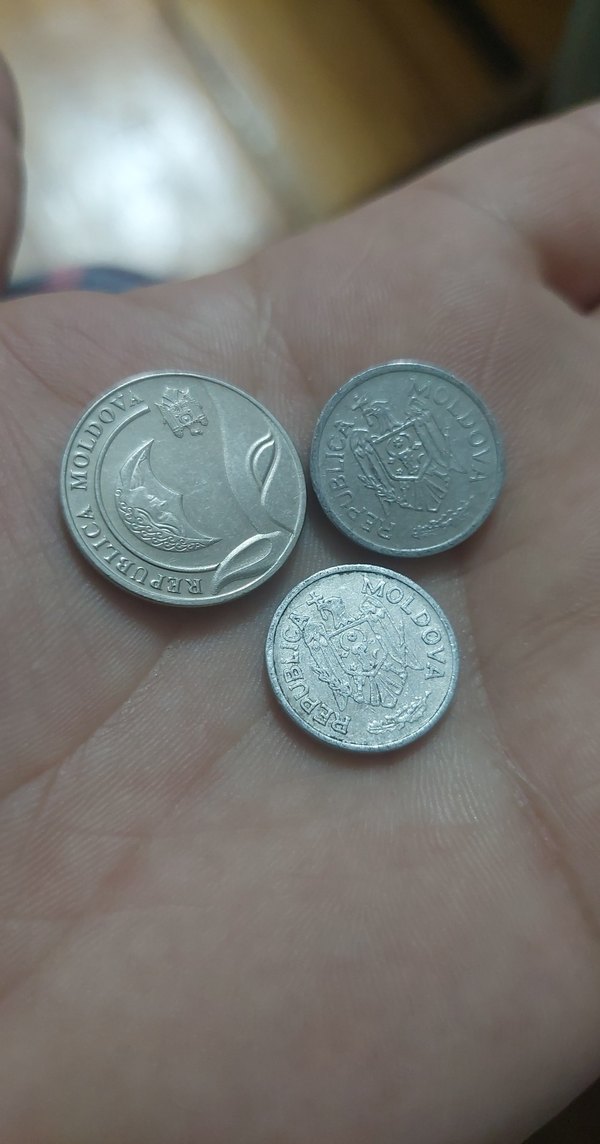 Moldova madeni para koleksiyon 3 adet - Görsel 2