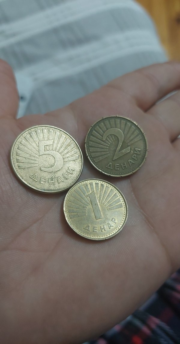 Makedonya madeni paraları 3 adet koleksiyon - Görsel 2