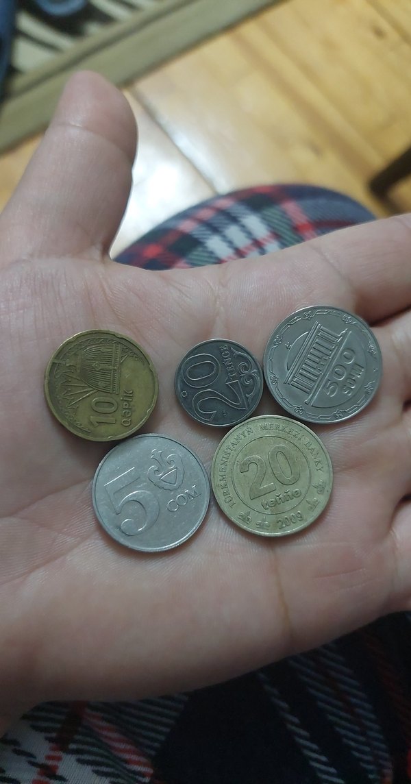 Türk Cumhuriyetleri para koleksiyonu.  5 adet - Görsel 2