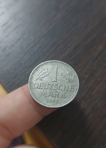 Batı Almanya 1 Mark 1969 j serisi - Görsel 2