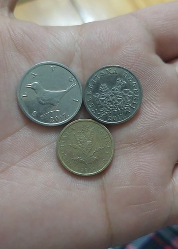 Hırvatistan madeni para koleksiyonu 3 adet fiyatıdır - Görsel 2