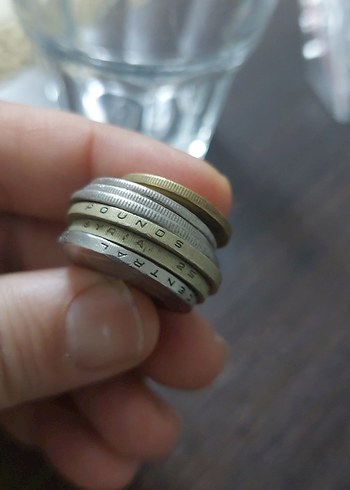 Suriye madeni para koleksiyon. 8 adet. - Görsel 3