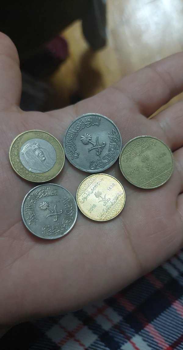 Suudi Arabistan madeni para koleksiyonu 5 adet fiyatı - Görsel 2