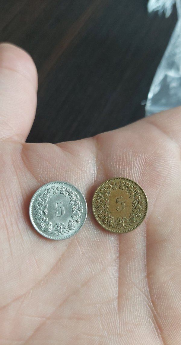 İsviçre madeni  para  koleksiyon 2 adet fiyatıdır - Görsel 2